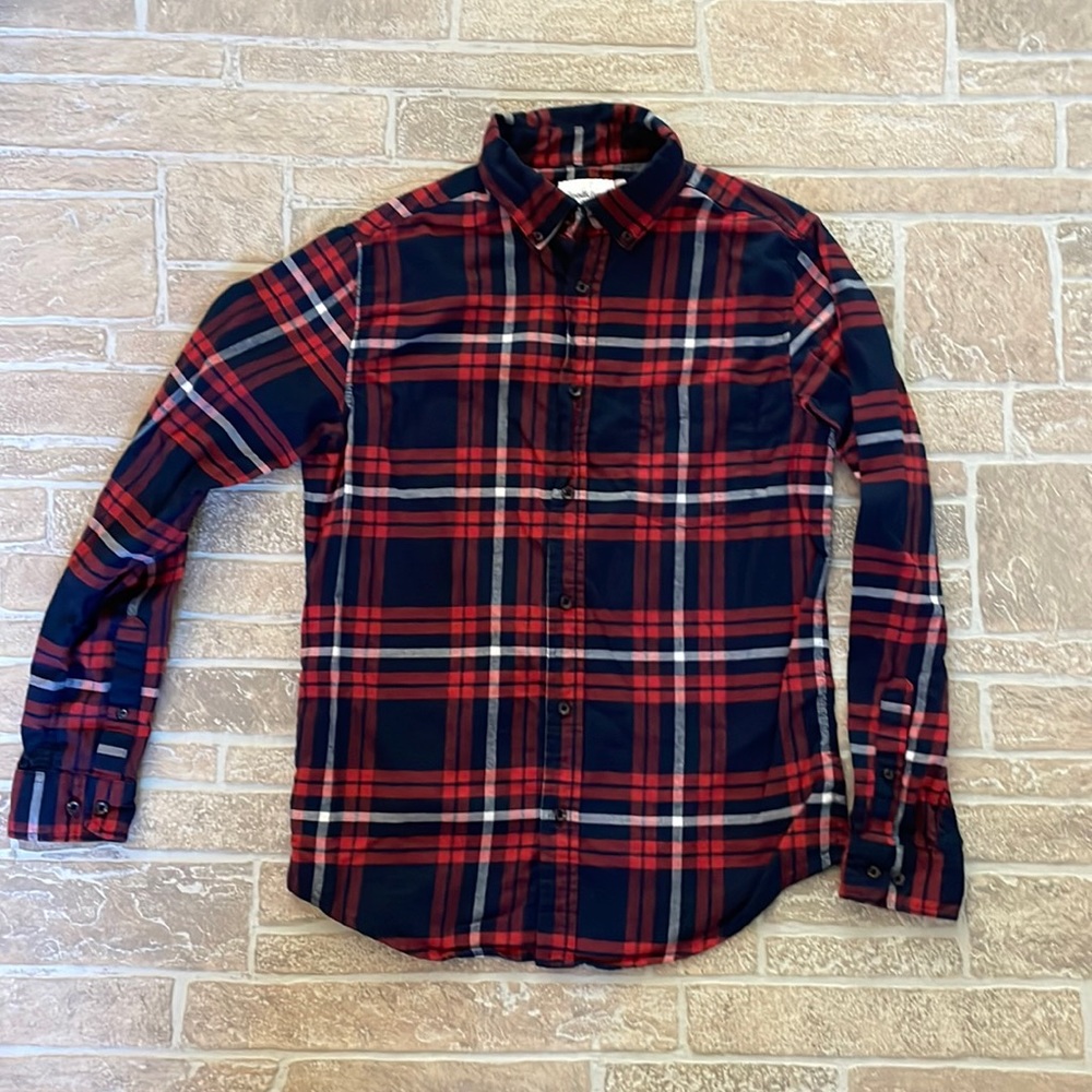 Men’s M Goodfellow Plaid Shirt